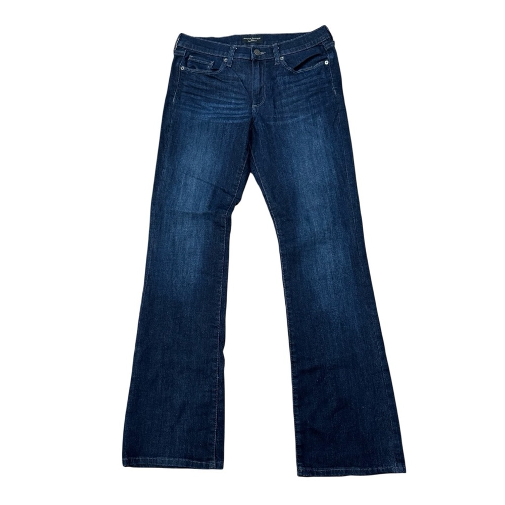 Banana Republic Factory Dark Blue Slim Bootcut Jeans‎